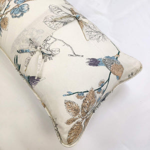 King Size Pillow Shams Set of 2 – Cotton Farmhouse Birds Print