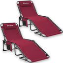 Folding Outdoor Chaise Lounge Chair