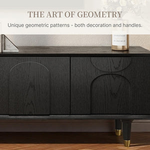 71" Mid-Century Modern TV Stand with Storage