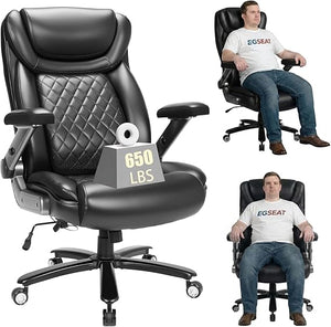650 lbs Big and Tall Office Chair with Pop-Out Lumbar Support
