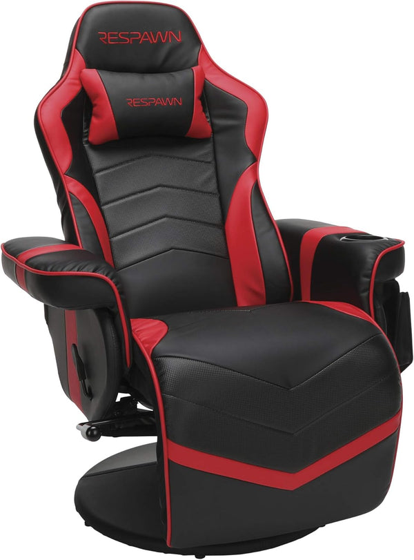 Gaming Recliner Chair with Footrest and Lumbar Support