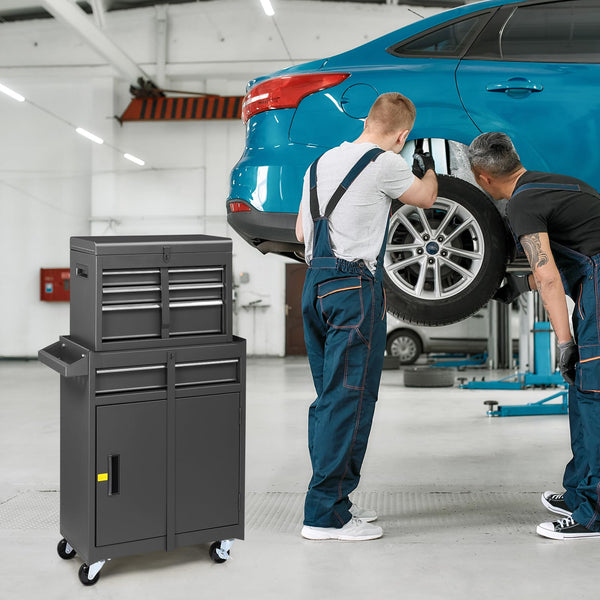 4-Drawer Rolling Tool Chest with Wheels & Lock