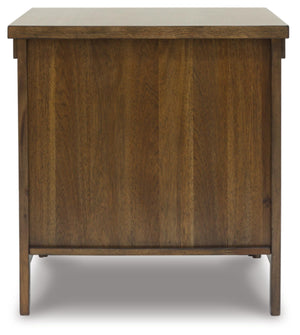 Farmhouse End Table with Cabinet Doors