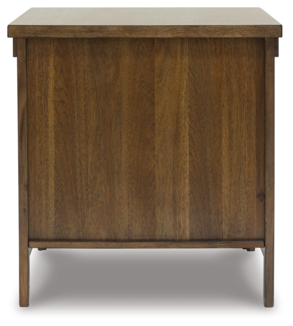 Farmhouse End Table with Cabinet Doors
