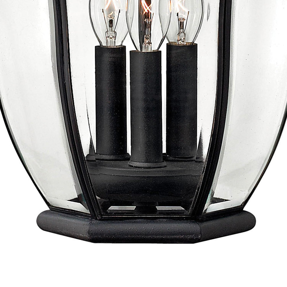 Three-Light Outdoor Hanging Lantern Pendant
