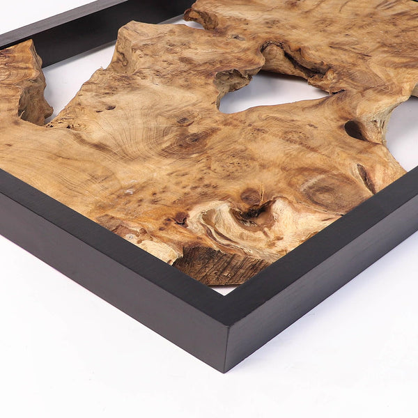 Natural Wood Wall Art – Handcrafted Rustic Hanging Sculpture