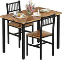 3-Piece Dining Table Set for 2 with Stools