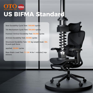 Ergonomic Mesh Office Chair with Lumbar Support & Footrest