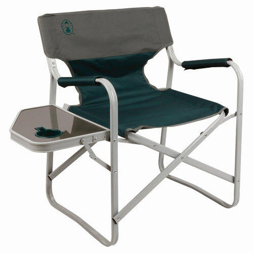Folding Camping Chair with Side Table & Cup Holder