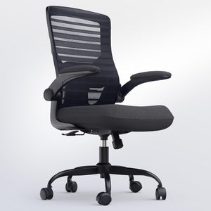Ergonomic Mesh Office Chair with Flip-Up Armrests
