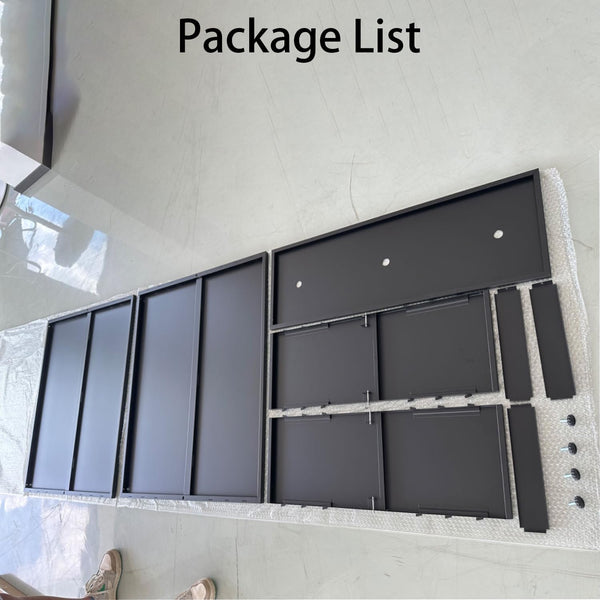 Metal Tall Rectangular Planter Box – Large Outdoor Flower Pot