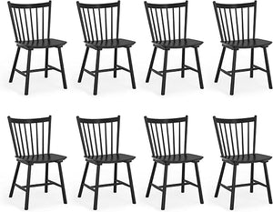 Farmhouse Spindle Back Dining Chairs – Set of 2, 4, 6, or 8