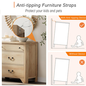3-Drawer Farmhouse Dresser – Oak