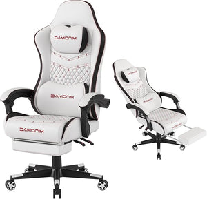 Big & Tall Ergonomic Gaming Chair with Footrest