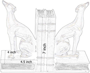 Greyhound Dog Bookends – Golden, 7 Inch