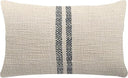 Lumbar Pillow Cover 12x20 – Cotton Textured Accent Cushion