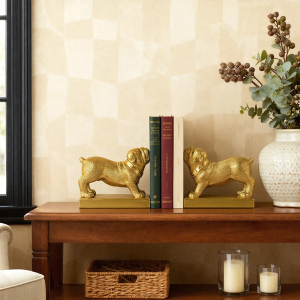 Bulldog Bookends Set of 2