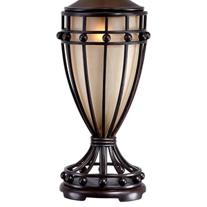 Rustic Urn Table Lamps Set of 2 with Nightlight