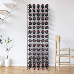 Metal Floor Standing Wine Rack – 75 to 150 Bottle Capacity