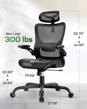 Ergonomic Mesh Office Chair – High Back with Lumbar Support