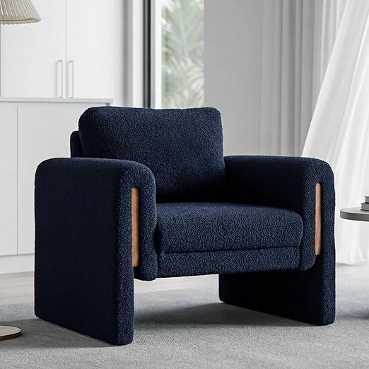 Barrel Swivel Accent Chair with Ottoman