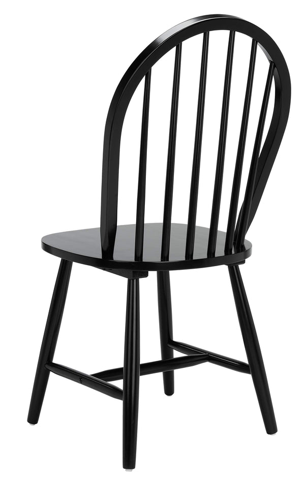 Windsor Farmhouse Dining Chairs Set of 2 – Spindle Back Solid Wood