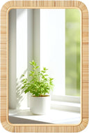 Boho Rattan Wall Mirror
