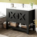 36-Inch Farmhouse Bathroom Vanity with Ceramic Sink