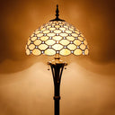 Tiffany Stained Glass Floor Lamp, 16"W x 70"H