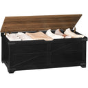 Large Farmhouse Toy Chest & Storage Bench with Safety Hinges