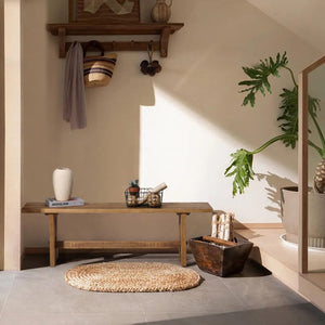 Reclaimed Wood Entryway Bench