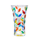 Hand-Painted Italian Crystal Flower Vase
