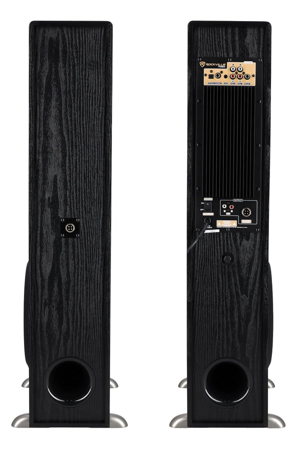 Powered Home Theater Tower Speaker System with Karaoke & Bluetooth