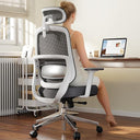 Ergonomic High Back Office Chair with 3D Lumbar Support