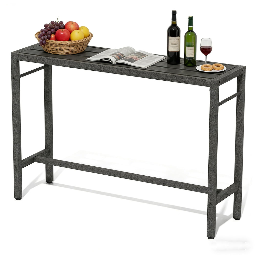 Outdoor Metal High-Top Bar Table Set
