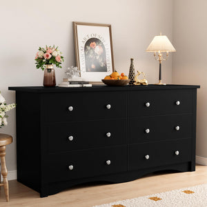 6-Drawer Dresser with TV Stand