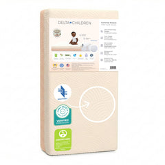 Breathable Crib & Toddler Mattress with Cloud Core