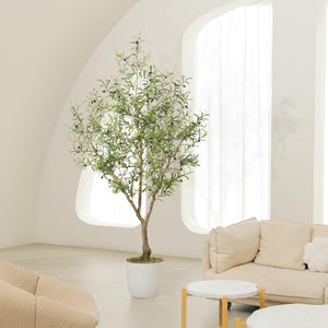 Artificial Olive Tree with Lifelike Fruits