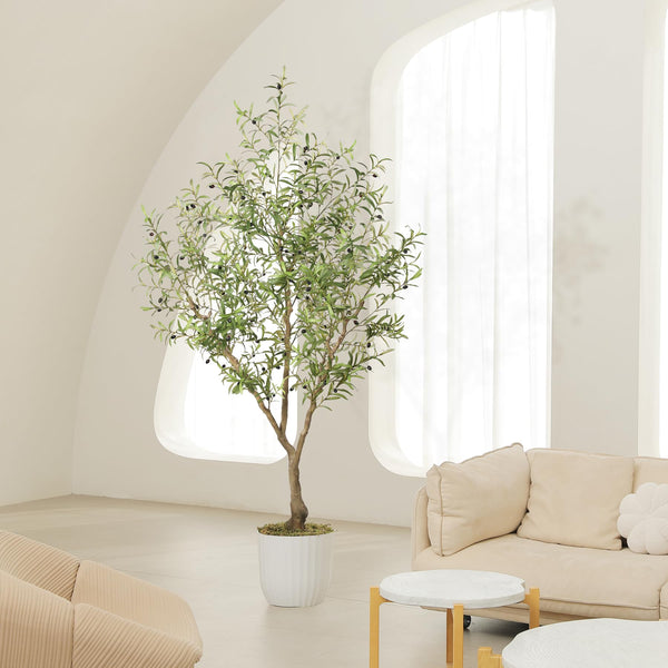 Artificial Olive Tree with Lifelike Fruits