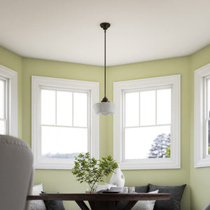 Cambridge Rustic Pendant Light – Blackened Oil Rubbed Bronze