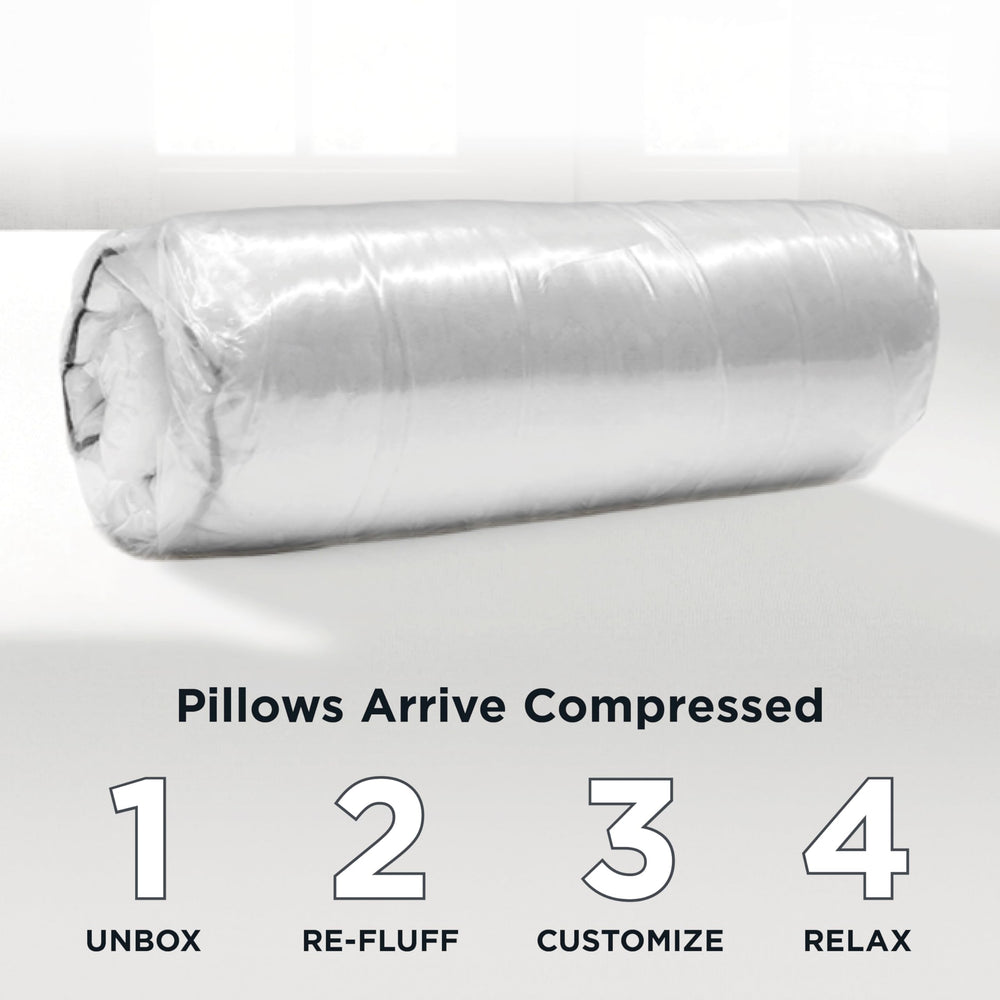 Adjustable Allergen-Barrier Pillow 2-Pack – Standard/Queen