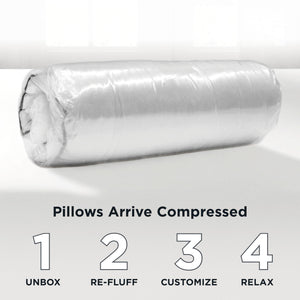 Adjustable Allergen-Barrier Pillow 2-Pack – Standard/Queen