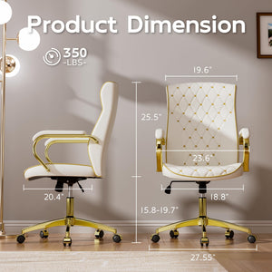 Diamond Quilted Swivel Executive Office Chair