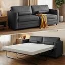 Faux Leather Pull-Out Sofa Bed – Full & Queen Convertible Sleeper
