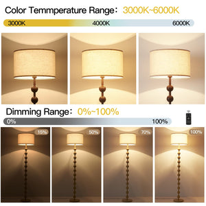 Dimmable Floor Lamp with Remote Control