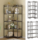 5-Tier Deformable Corner Bookshelf