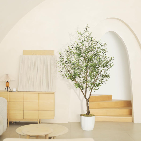 Artificial Olive Tree with Lifelike Fruits
