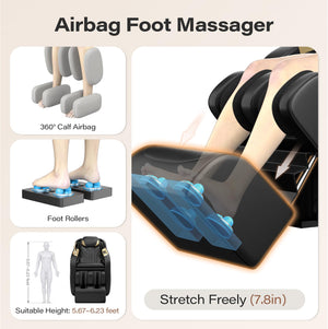 Full Body Massage Chair with SL-Track & Zero Gravity
