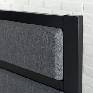 Metal Upholstered Headboard with Foam Padding