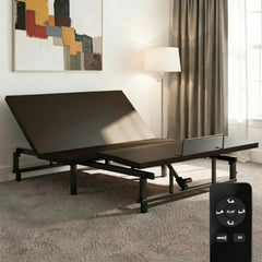 King Size Adjustable Bed Frame with Wireless Remote & Zero Gravity